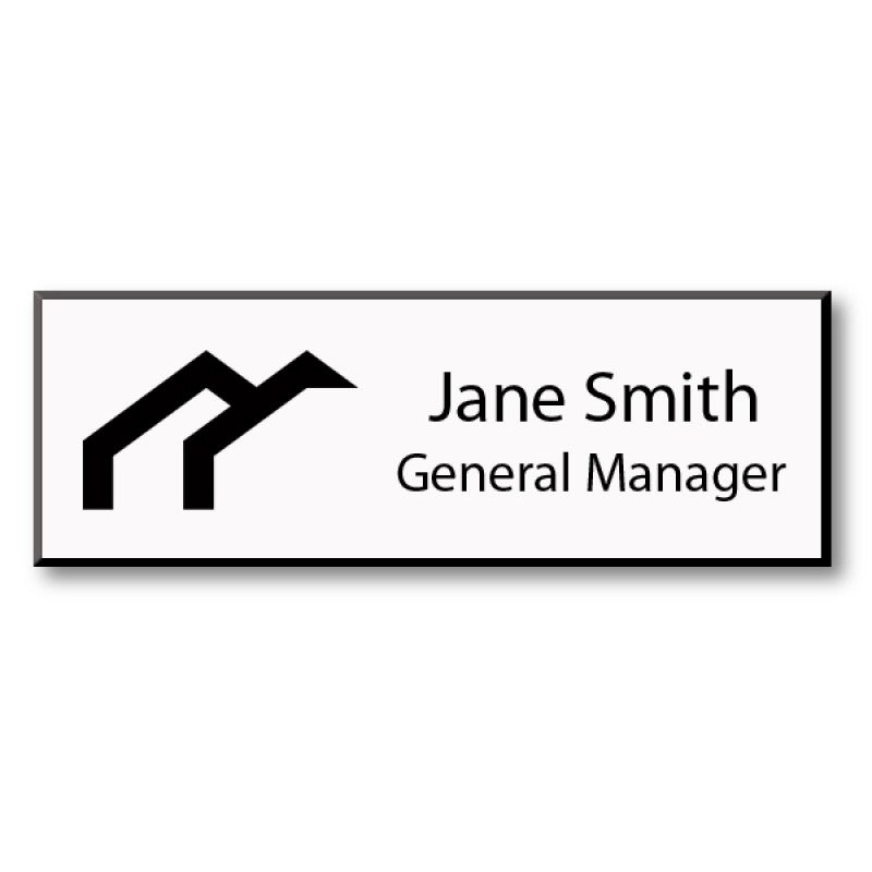 Laser Engraved 1.25" x 3.25" Name Tag Laser Engraved 1.25" x 3.25" Name Tag