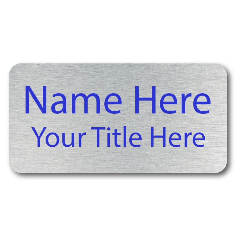 2 Line UV Printed Custom Name Badge 2 Line UV Printed Custom Name Badge