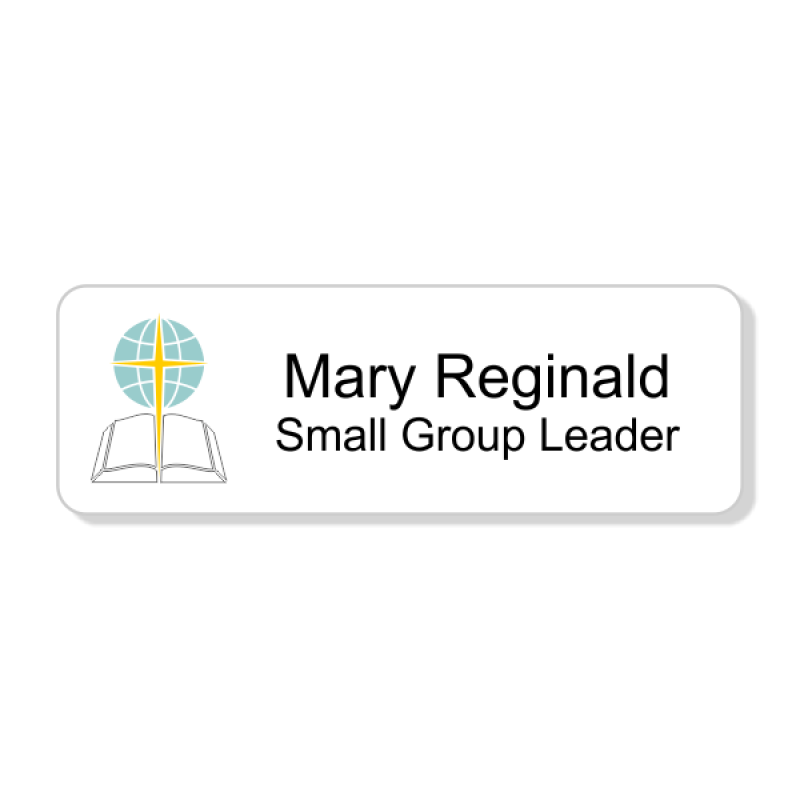 Baptist Full Color Name Tag - Rectangle Baptist Full Color Name Tag - Rectangle