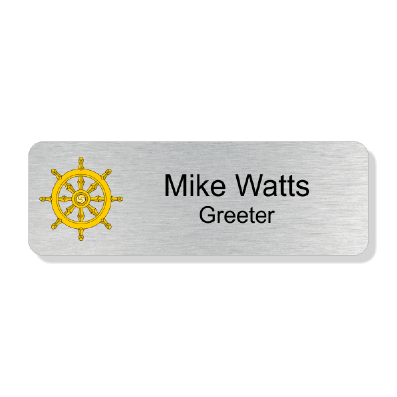 Buddhist Faith Full Color Name Tag - Rectangle Buddhist Faith Full Color Name Tag - Rectangle