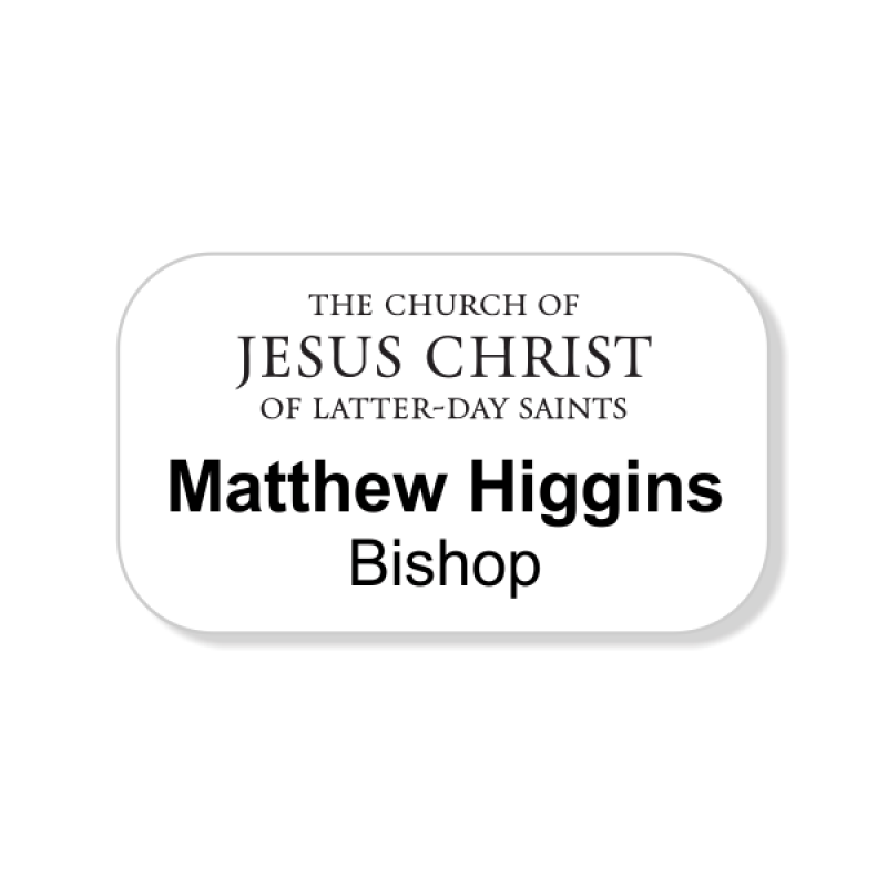 Rectangle Church Of Latter Day Saints Full Color Name Name Wizard