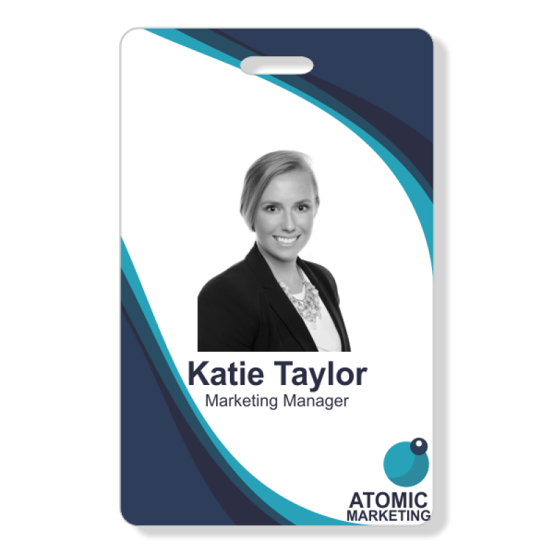 Photo ID Badge - Layers Vertical Photo ID Badge - Layers Vertical