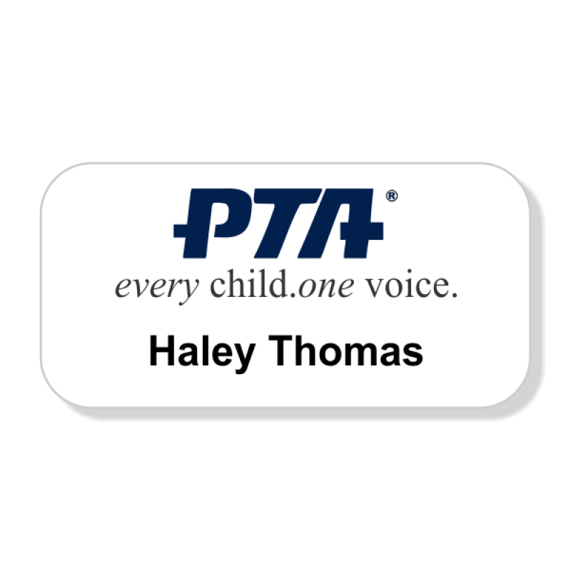 PTA Large Color Name Badge PTA Large Color Name Badge