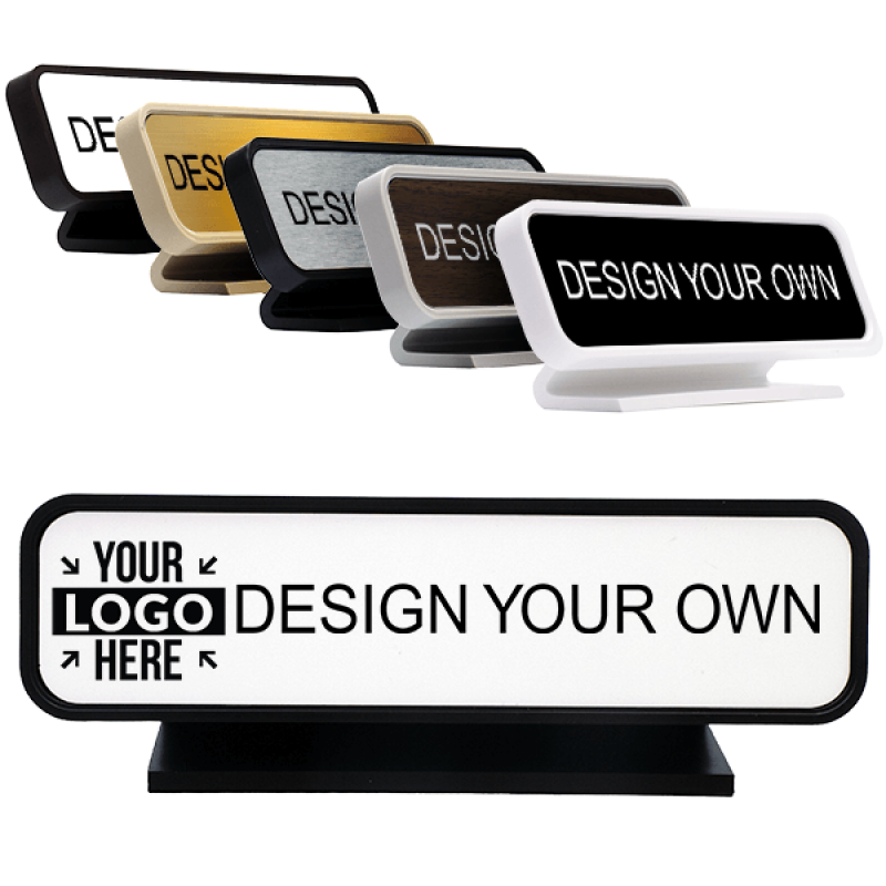 Rounded Engraved Desk Sign 2" x 8" Rounded Engraved Desk Sign 2" x 8"