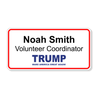 Trump Presidential Election Name Tag - Name Tag Wizard