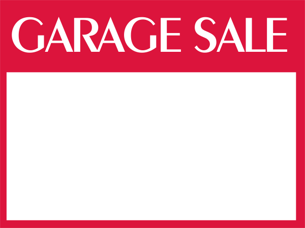 Custom Garage Sale Sign Custom Garage Sale Sign