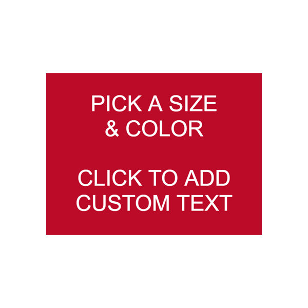 Medium Horizontal Engraved Sign Medium Horizontal Engraved Sign