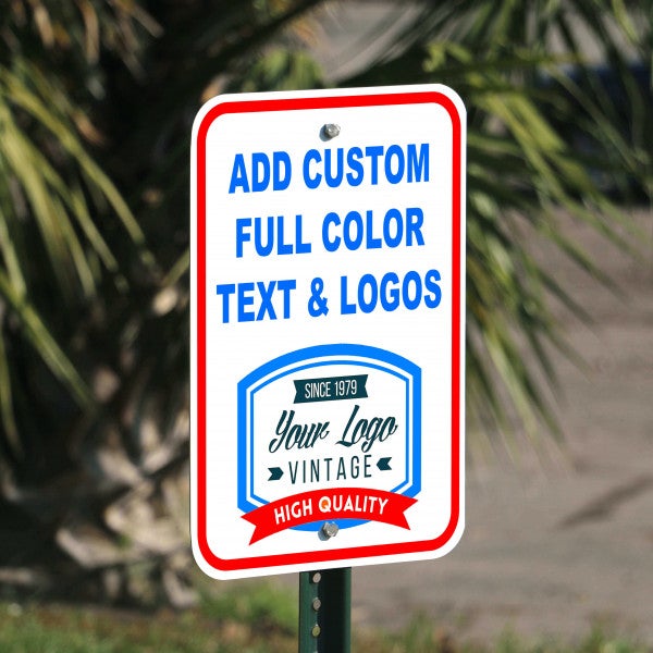 Custom Aluminum Sign Full Color All Sizes