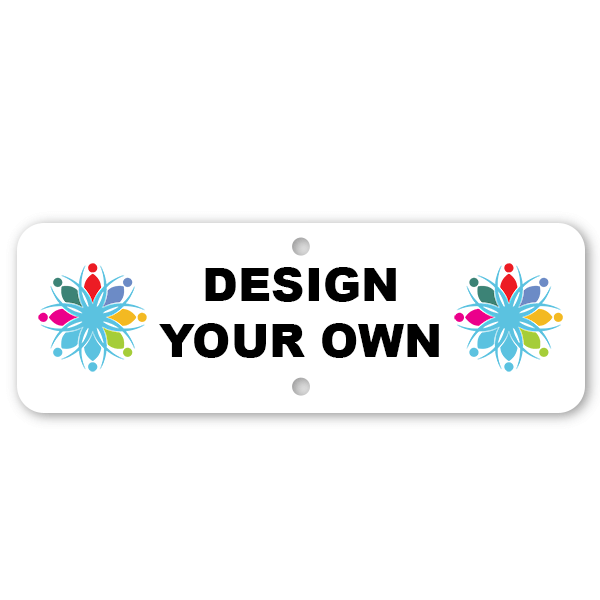 4" x 12" Aluminum Sign Add-On 4" x 12" Aluminum Sign Add-On