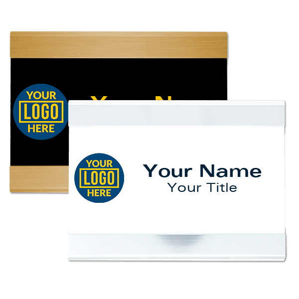 Full Color Plastic Bar Sign with Holder - 4" x 8" Full Color Plastic Bar Sign with Holder - 4" x 8"