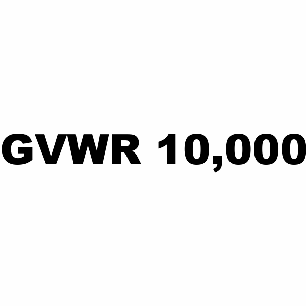 GVWR / GVW Number Vinyl Lettering GVWR / GVW Number Vinyl Lettering