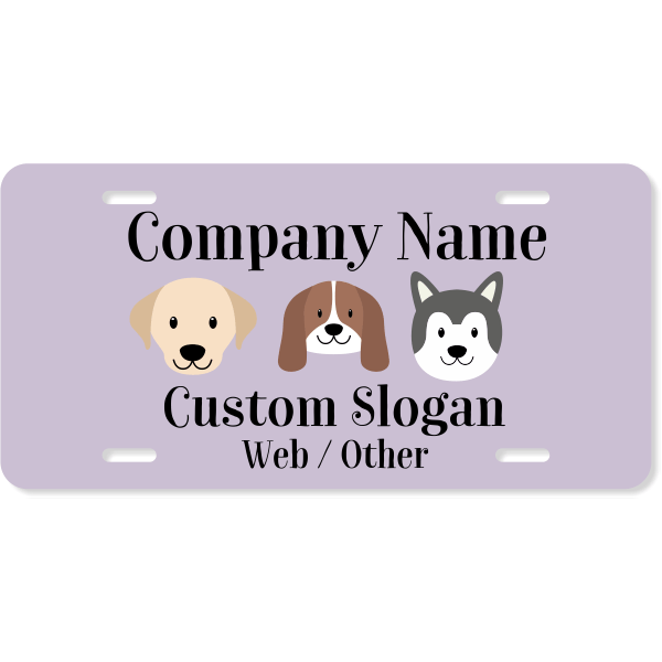 Pet Grooming License Plate Pet Grooming License Plate