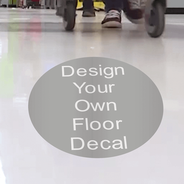 custom removable floor decals