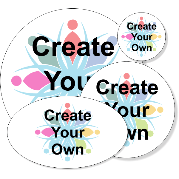 Create Your Own Round Full Color Bumper Sticker | Multiple Sizes Create Your Own Round Full Color Bumper Sticker | Multiple Sizes