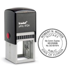 Florida Notary Bonded Thru Agency Round