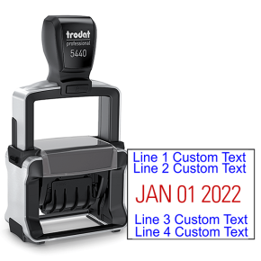 Trodat Professional 5440 Custom Self Inking Dater Stamp Model Body