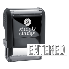 Entered Business Stamp