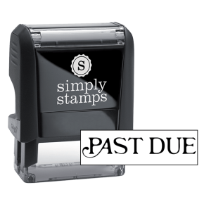 Past Due Stock Stamp