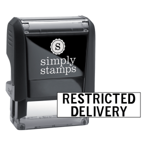 Restricted Delivery Stock Stamp