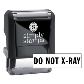 Do Not X-Ray Stock Stamp