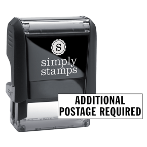 Additional Postage Required Stock Stamp