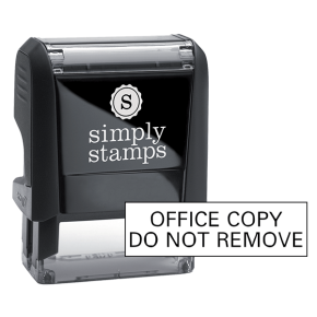 Office Copy Do Not Remove Stock Stamp
