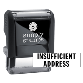 Insufficient Address Stock Stamp