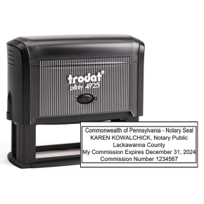 Official Pennsylvania Notary Public Seal Stamp