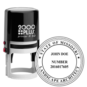 State of Missouri Landscape Architect Seal