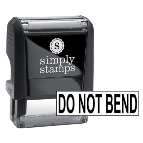 DO NOT BEND Stock Stamp