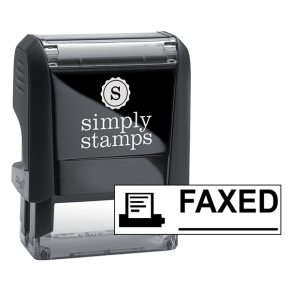 FAXED MACHINE Stock Stamp