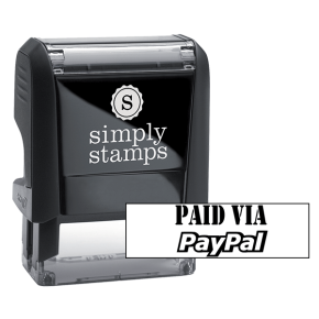 PAID BY PAYPAL Stock Stamp