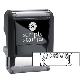 RECEIVED Outline Stock Stamp