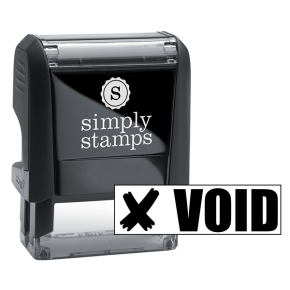 VOID X Stock Stamp