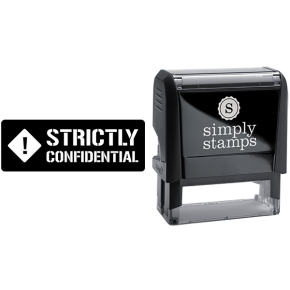 Strictly Confidential Business Stamp