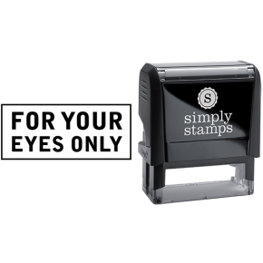 For Your Eyes Only Confidential Business Stamp