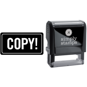 Rounded Rectangle Copy Business Stamp