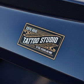 Custom horizontal full color sticker