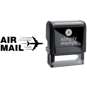 Air Mail with Airplane Business Stamp