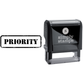 Priority in Army Stamp Lettering Business Stamp