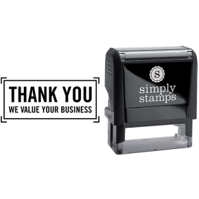 Thank You We Value Your Business Stamp