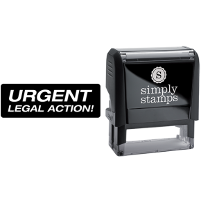 Urgent Legal Action Business Stamp