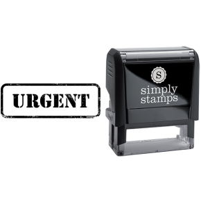 Urgent in Army Stamp Lettering Business Stamp