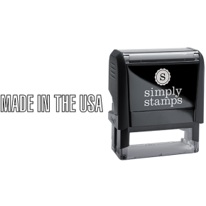 Outlined Made in the USA Business Stamp