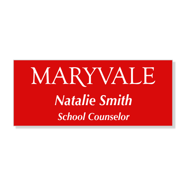 Maryvale Preparatory Name Tag