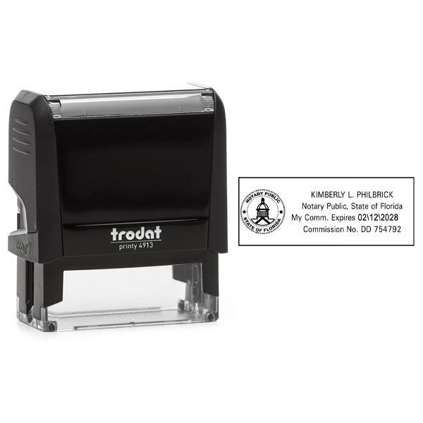 Florida Notary Public Seal Rectangular Stamp | HC Brands