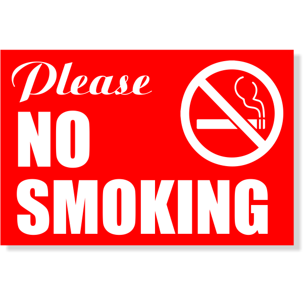 cigarette sign SAVE A CIGARETTE! EVERY DAY, THOUSANDS OF CIGARETTES DIE FROM BURNS INFLICTED BY PREVENTABLE FIRES. HELP SAVE A TODAY. PLEASE RESPECT OUR NO No Smoking Sign - 10''