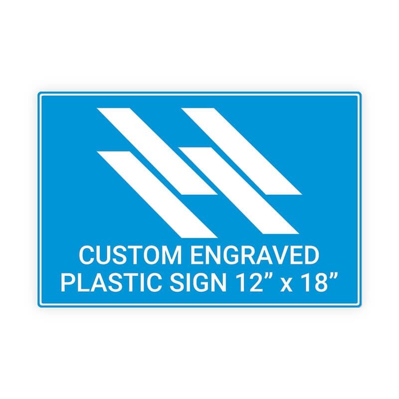 Engraved Sign Horizontal 12