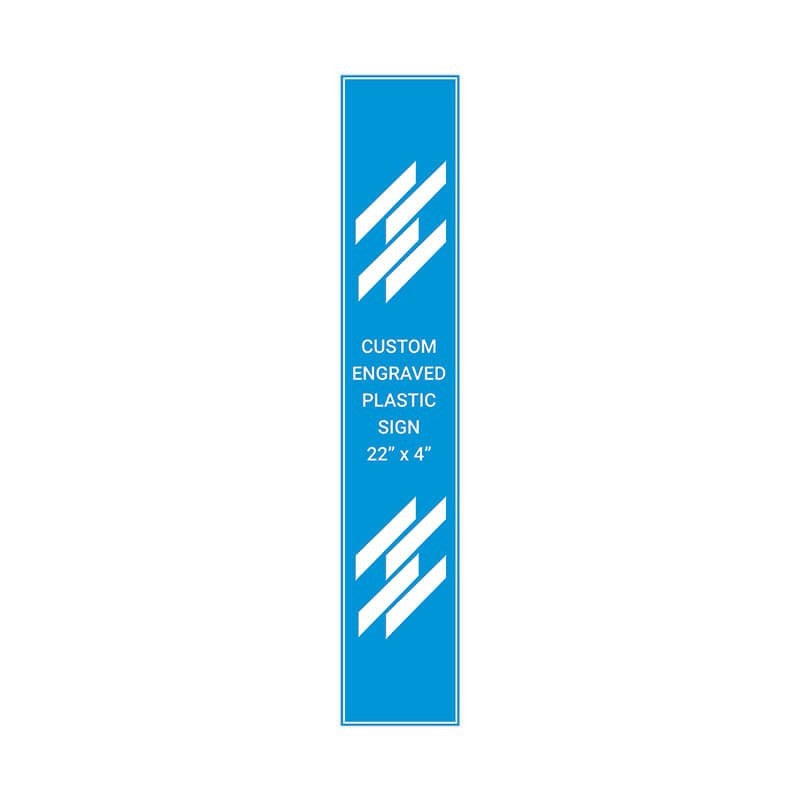 Engraved Sign Vertical 22
