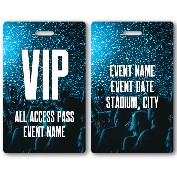 Vip Tags For Events Custom VIP Pass - NameTag Wizard